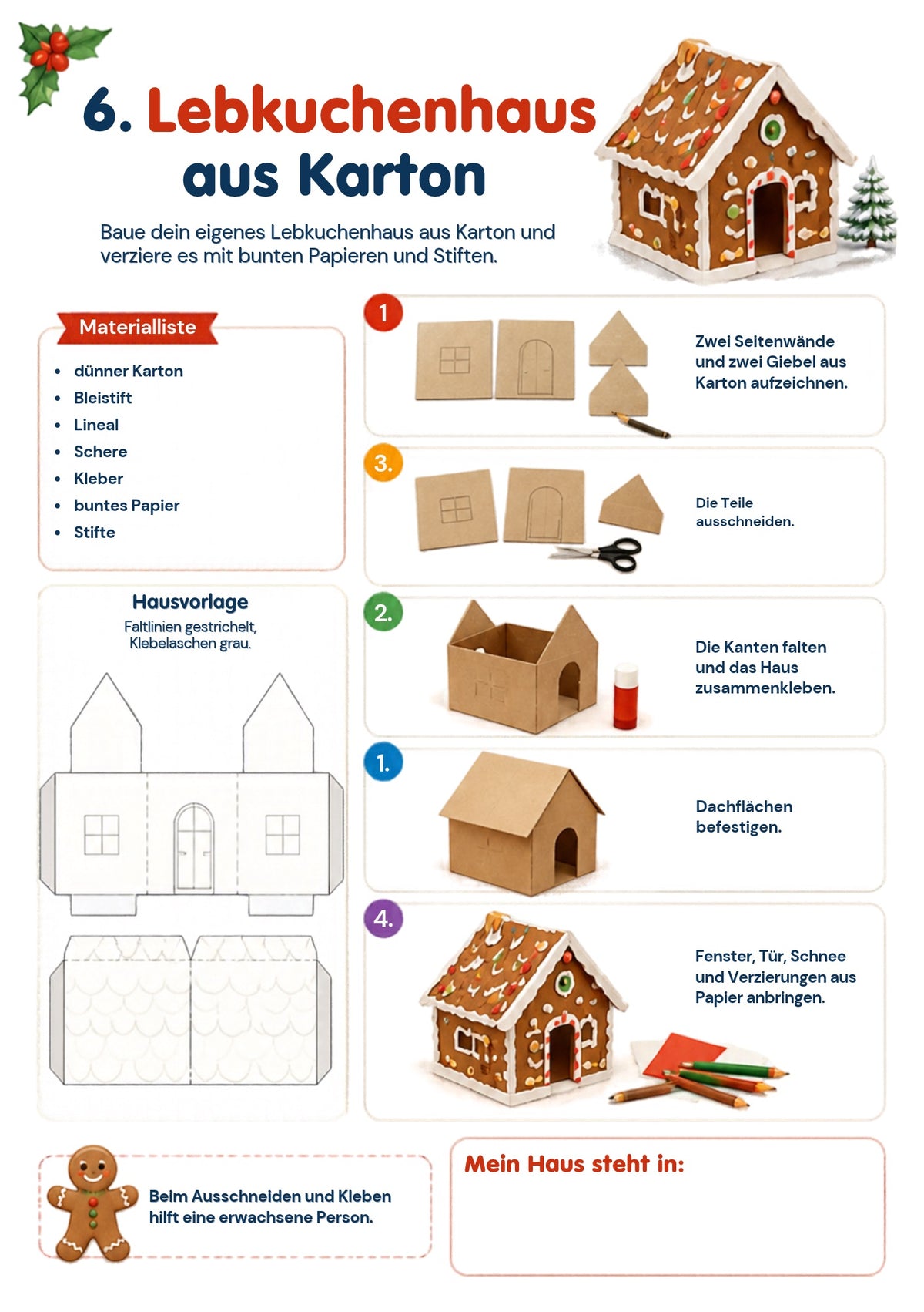 100 Weihnachtsaktivitäten für Kinder - digitales Produkt