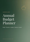 Annual Budget Planner - Digitaler Finanzplaner – 40 Seiten - digitaler Download