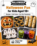 Halloween Activity Book for Kids – Finger Food & Craft Ideas | Printable PDF Download