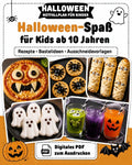 Halloween Aktivitätsheft für Kinder – Fingerfood & Bastelanleitungen | PDF Download