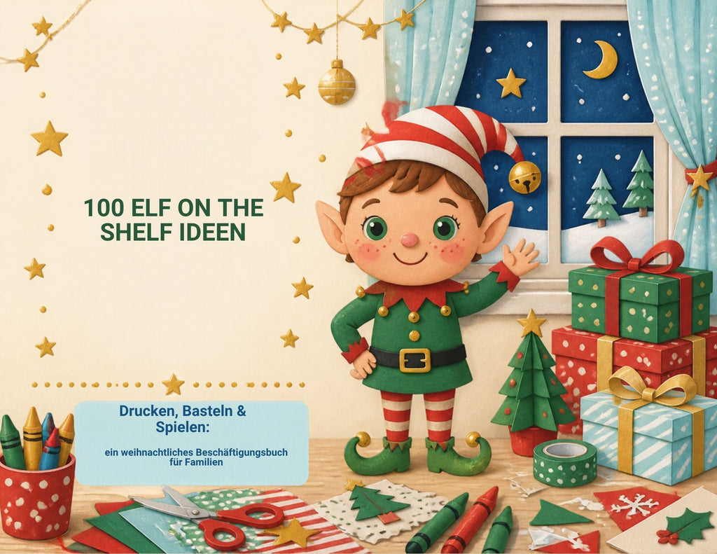 100 Elf on the Shelf Ideen – Drucken, Basteln & Spielen