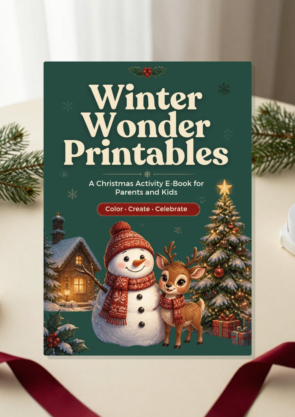 Winter Wonder Family Activity Book | 100 Activities | Digital Download