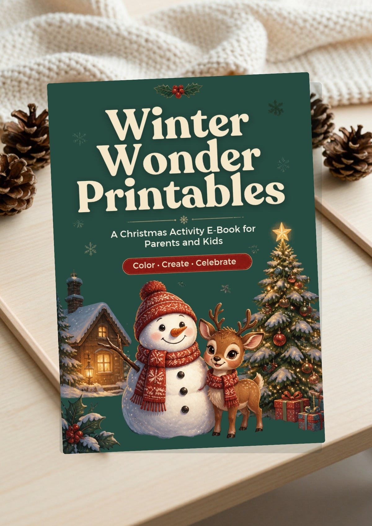 Winter Wonder Family Activity Book | 100 Activities | Digital Download