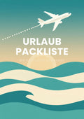 Urlaubspackliste – Druckbare Vorlage A4 | Sofort-Download