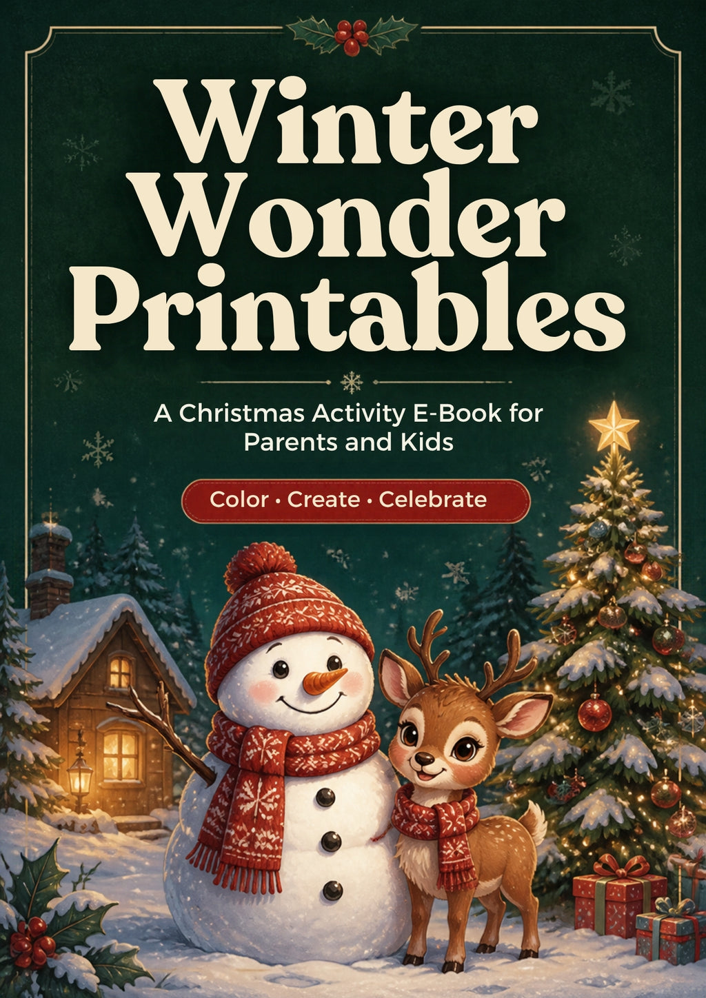Winter Wonder Family Activity Book | 100 Activities | Digital Download